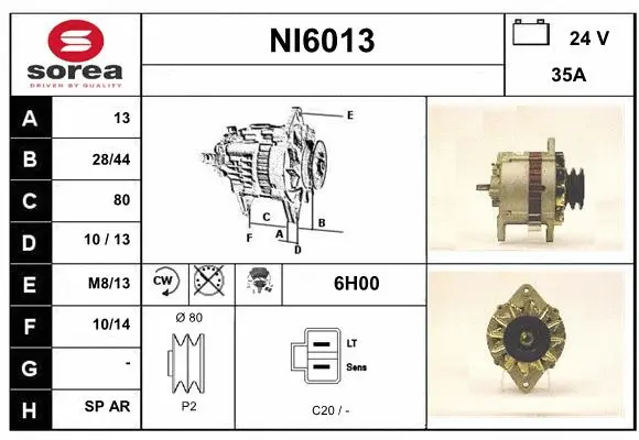 Alternator (NI6013)
