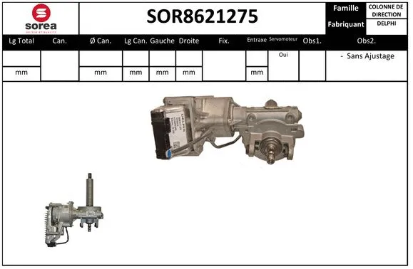 Steering Column (SOR8621275)