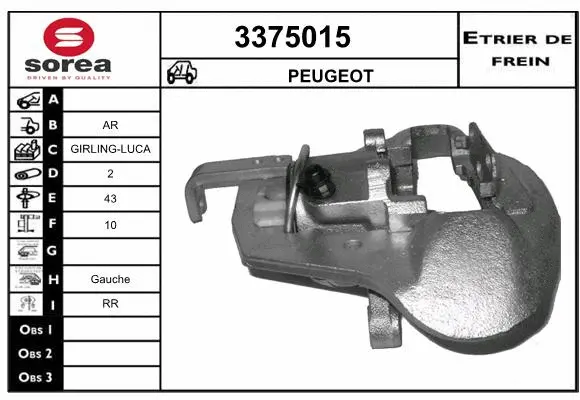 Brake Caliper (3375015)