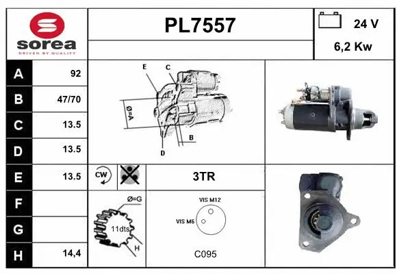 Starter (PL7557)