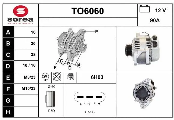 Alternator (TO6060)