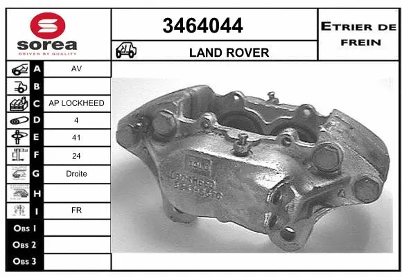 Brake Caliper (3464044)