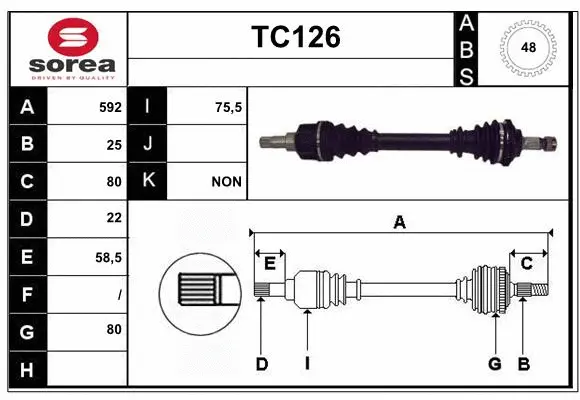 Drive Shaft (TC126)