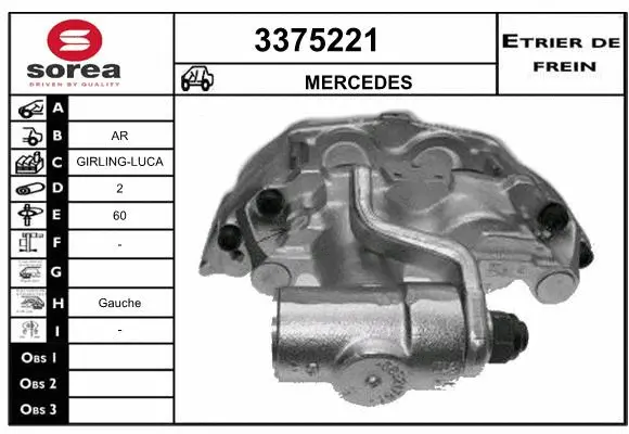 Brake Caliper (3375221)