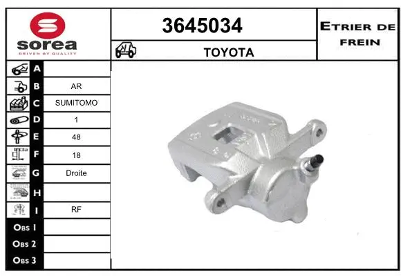 Brake Caliper (3645034)