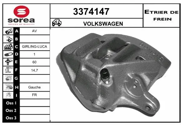 Brake Caliper (3374147)