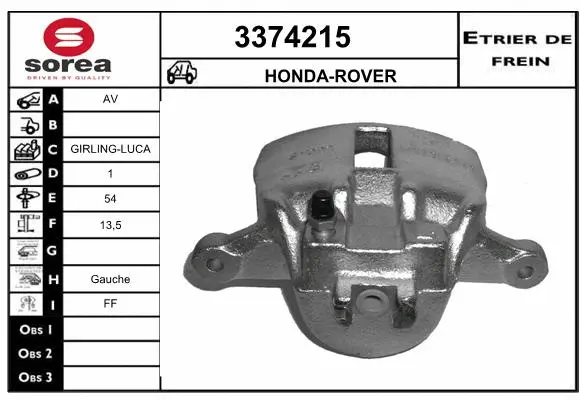Brake Caliper (3374215)
