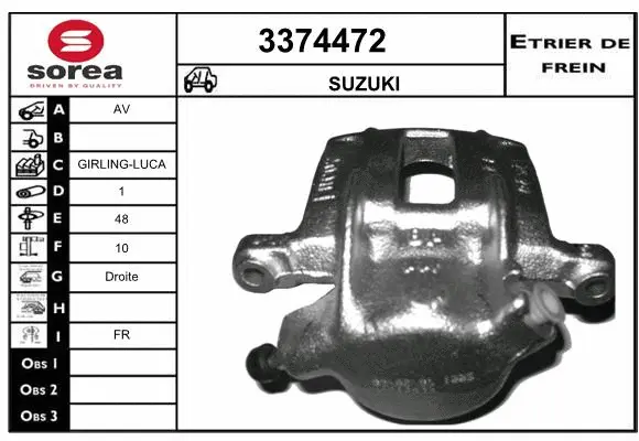 Brake Caliper (3374472)