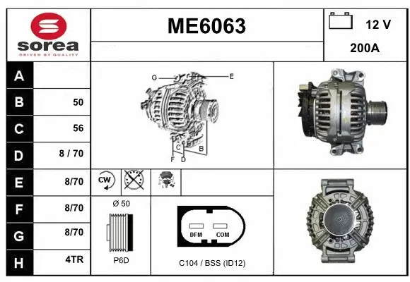 Alternator (ME6063)