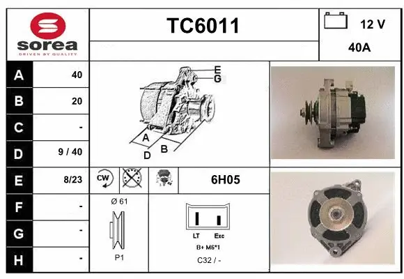 Alternator (TC6011)