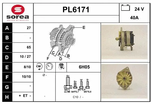 Alternator (PL6171)