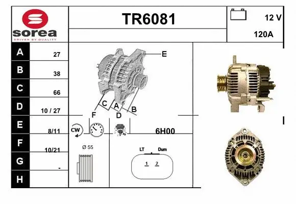 Alternator (TR6081)