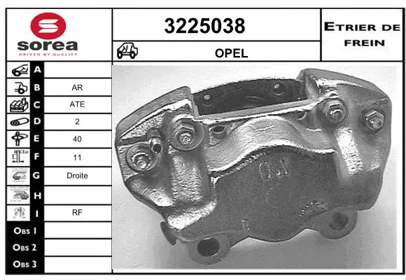 Brake Caliper (3225038)