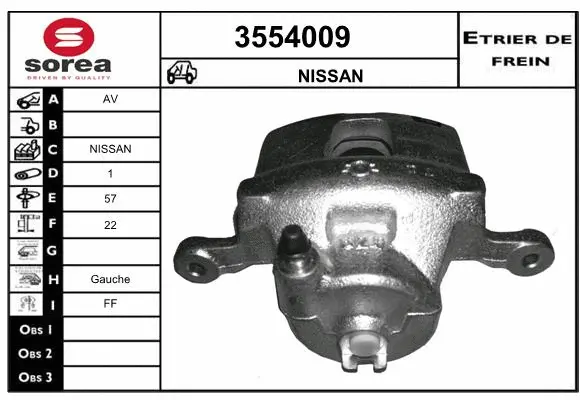 Brake Caliper (3554009)