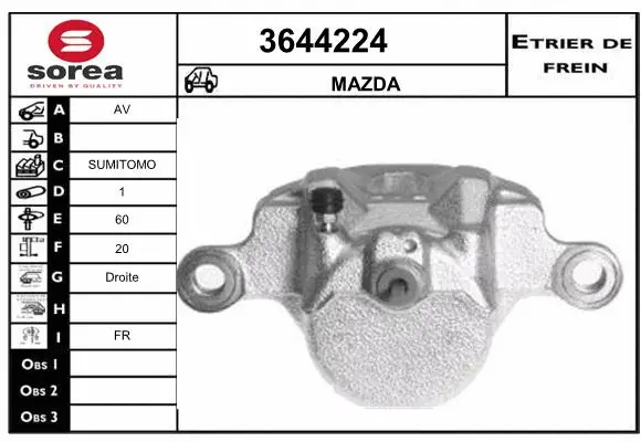 Brake Caliper (3644224)