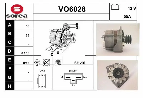 Alternator (VO6028)