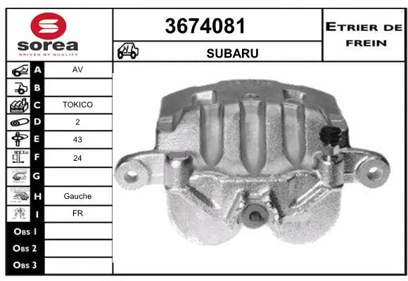 Brake Caliper (3674081)