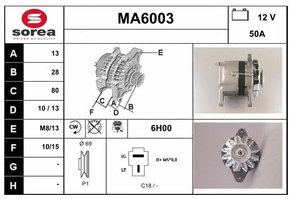 Alternator (MA6003)