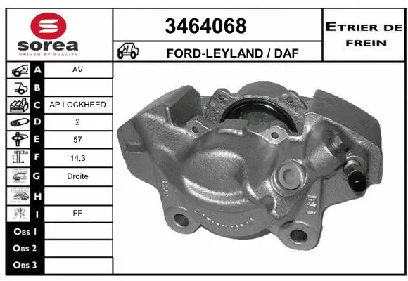 Brake Caliper (3464068)