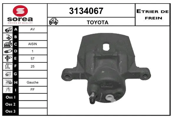 Brake Caliper (3134067)