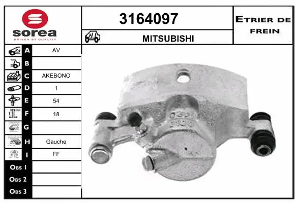 Brake Caliper (3164097)