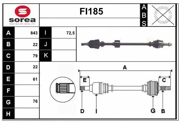Drive Shaft (FI185)