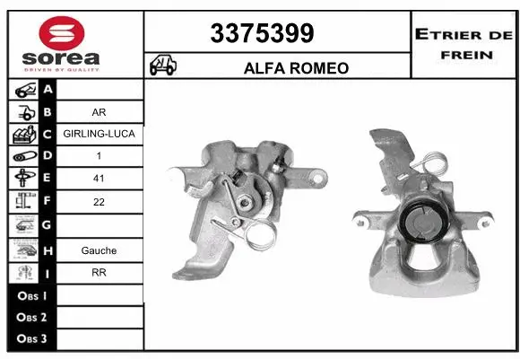 Brake Caliper (3375399)