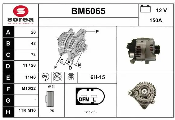 Alternator (BM6065)