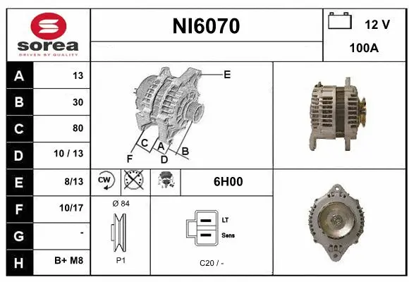 Alternator (NI6070)