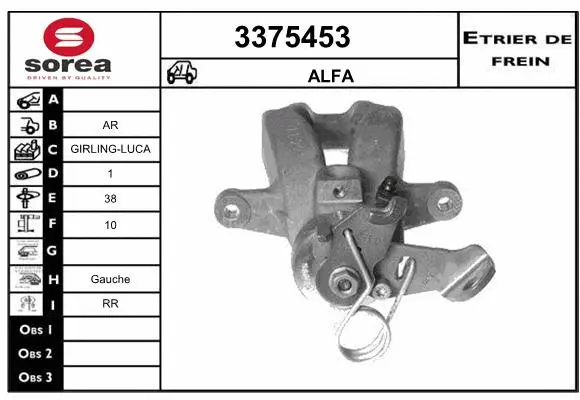 Brake Caliper (3375453)