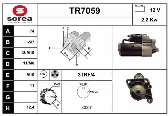 Starter (TR7059)