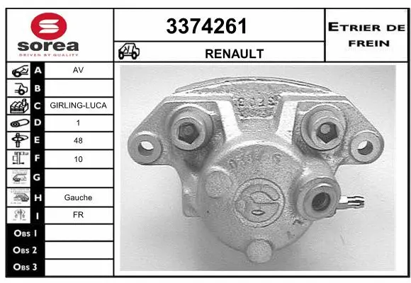 Brake Caliper (3374261)