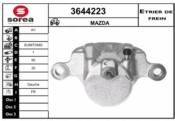 Brake Caliper (3644223)