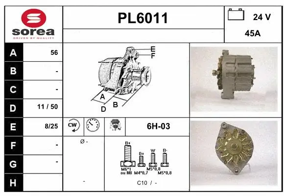 Alternator (PL6011)