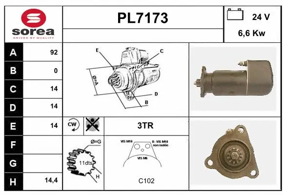 Starter (PL7173)