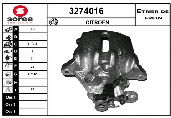 Brake Caliper (3274016)