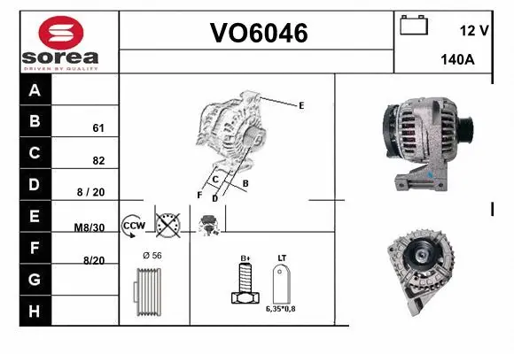 Alternator (VO6046)