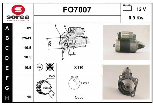 Starter (FO7007)