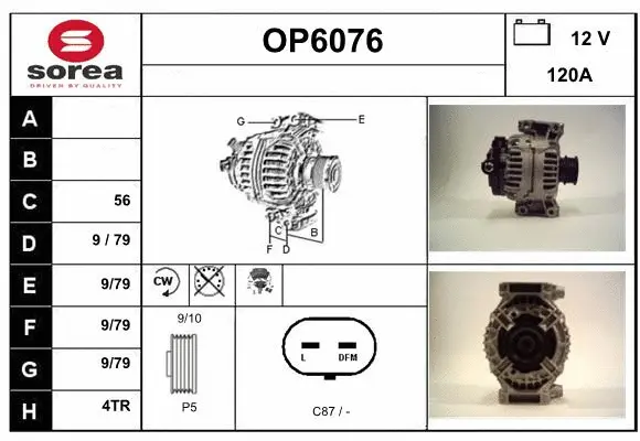 Alternator (OP6076)