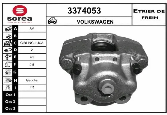 Brake Caliper (3374053)