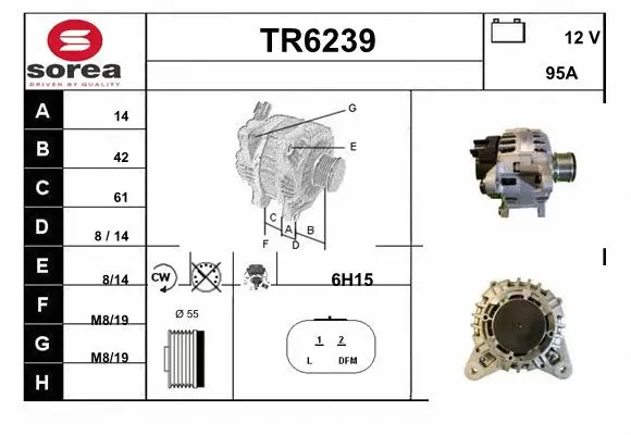 Alternator (TR6239)