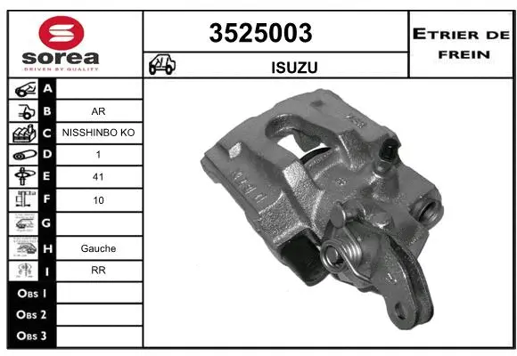 Brake Caliper (3525003)