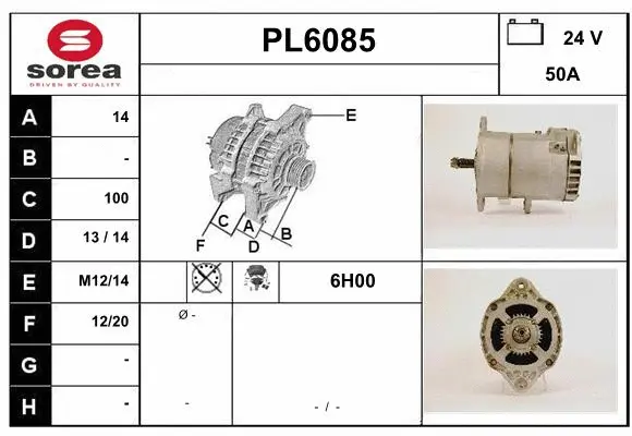 Alternator (PL6085)