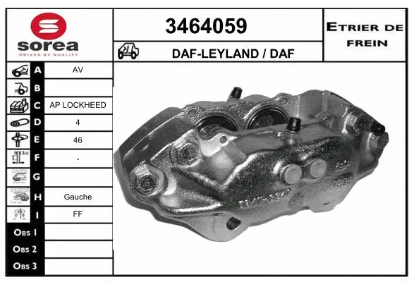 Brake Caliper (3464059)