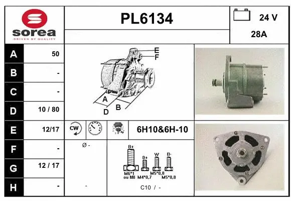 Alternator (PL6134)