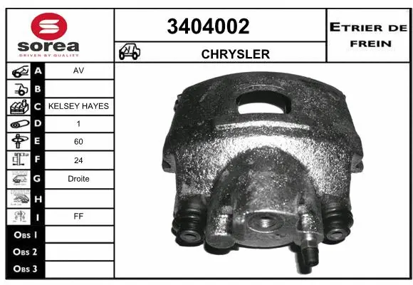 Brake Caliper (3404002)