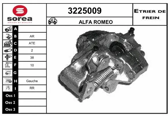 Brake Caliper (3225009)