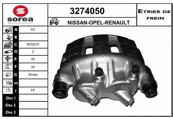 Brake Caliper (3274050)