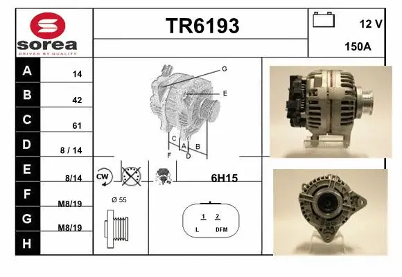 Alternator (TR6193)
