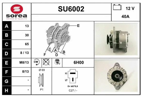 Alternator (SU6002)